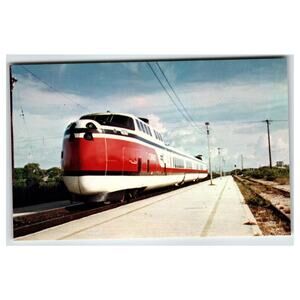 Hollywood Florida Seaboard Coast Line Experimental Turbo Train Postcard